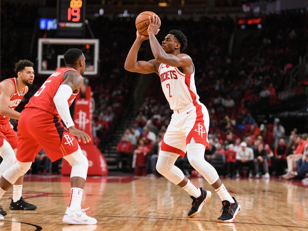 结合案例，第七场比赛明显显示，火箭在调整